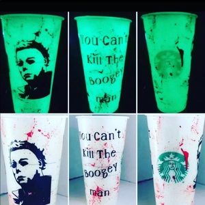 Michael Myers Starbucks Cold Cup